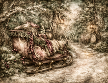 Load image into Gallery viewer, Cranberry Noel Belsnickle Storybook Scenes- Ooh La La Printables