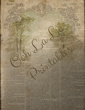 Load image into Gallery viewer, Backgrounds &amp; Book Prints- Ooh La La Printables