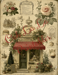 Christmas Patisserie- Ooh La La Printables