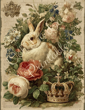Load image into Gallery viewer, Vintage Le Lapin- Ooh La La Printables
