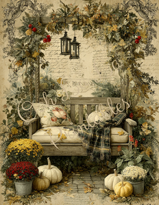 Cozy Autumn Porches- Ooh La La Printables