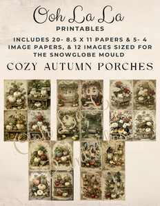 Cozy Autumn Porches- Ooh La La Printables