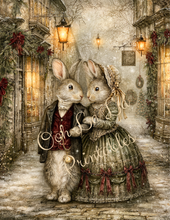 Load image into Gallery viewer, Christmas with the Bunnymores- Ooh La La Printables