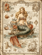 Load image into Gallery viewer, Sirenes &amp; Seahorses- Ooh La La Printables