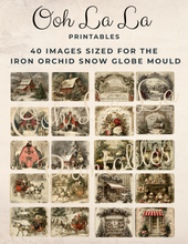 Load image into Gallery viewer, 40 Snow Globe Images- Ooh La La Printables