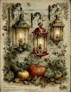 Cozy Autumn Porches- Ooh La La Printables