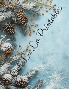 Snowy Skies Bundle- Ooh La La Printables