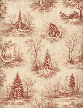 Load image into Gallery viewer, Winter Holiday Toile- Ooh La La Printables