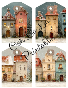 Christmas Village- Ooh La La Printables