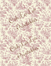 Load image into Gallery viewer, Easter Toile Papers- Ooh La La Printables