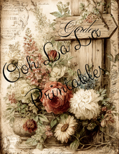 Load image into Gallery viewer, Vintage Herb Garden- Ooh La La Printables