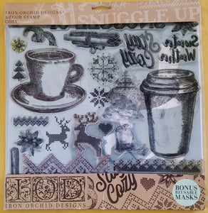 Retired 2022 Limited Edition Iron Orchid Cozy Stamp