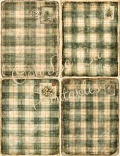 Load image into Gallery viewer, Vintage Plaids- Ooh La La Printables