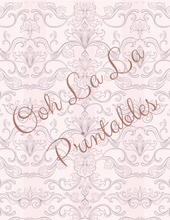 Load image into Gallery viewer, Dreamy Pink Noel- Ooh La La Printables