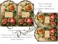 Load image into Gallery viewer, Vintage Floral No-Sew Journal Techniques Class w/Printables- Ooh La La Printables