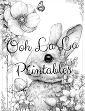 Load image into Gallery viewer, Springtime- Ooh La La Printables Sophisticated Coloring Pages