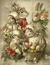 Load image into Gallery viewer, Vintage Le Lapin- Ooh La La Printables