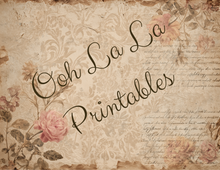 Load image into Gallery viewer, Vintage Floral No-Sew Journal Techniques Class w/Printables- Ooh La La Printables