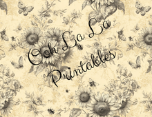 Load image into Gallery viewer, Autumn Toile- Ooh La La Printables