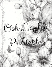 Load image into Gallery viewer, Springtime- Ooh La La Printables Sophisticated Coloring Pages