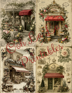 Christmas Patisserie- Ooh La La Printables