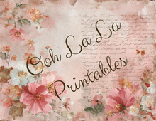 Load image into Gallery viewer, Vintage Floral No-Sew Journal Techniques Class w/Printables- Ooh La La Printables
