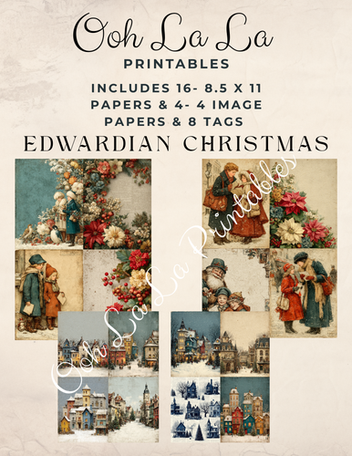 Edwardian Christmas- Ooh La La Printables