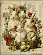 Load image into Gallery viewer, Vintage Le Lapin- Ooh La La Printables