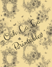 Load image into Gallery viewer, Autumn Toile- Ooh La La Printables