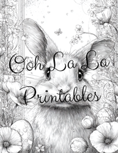 Load image into Gallery viewer, Springtime- Ooh La La Printables Sophisticated Coloring Pages