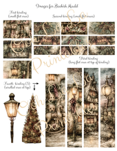 Load image into Gallery viewer, Cranberry Noel Belsnickle Storybook Scenes- Ooh La La Printables