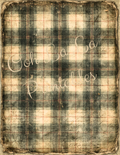 Load image into Gallery viewer, Vintage Plaids- Ooh La La Printables