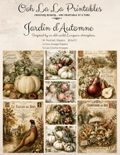 Load image into Gallery viewer, Jardin d'Automne- Ooh La La Printables