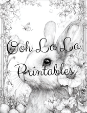 Load image into Gallery viewer, Springtime- Ooh La La Printables Sophisticated Coloring Pages