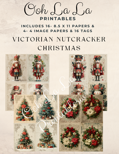 Victorian Nutcracker Christmas- Ooh La La Printables