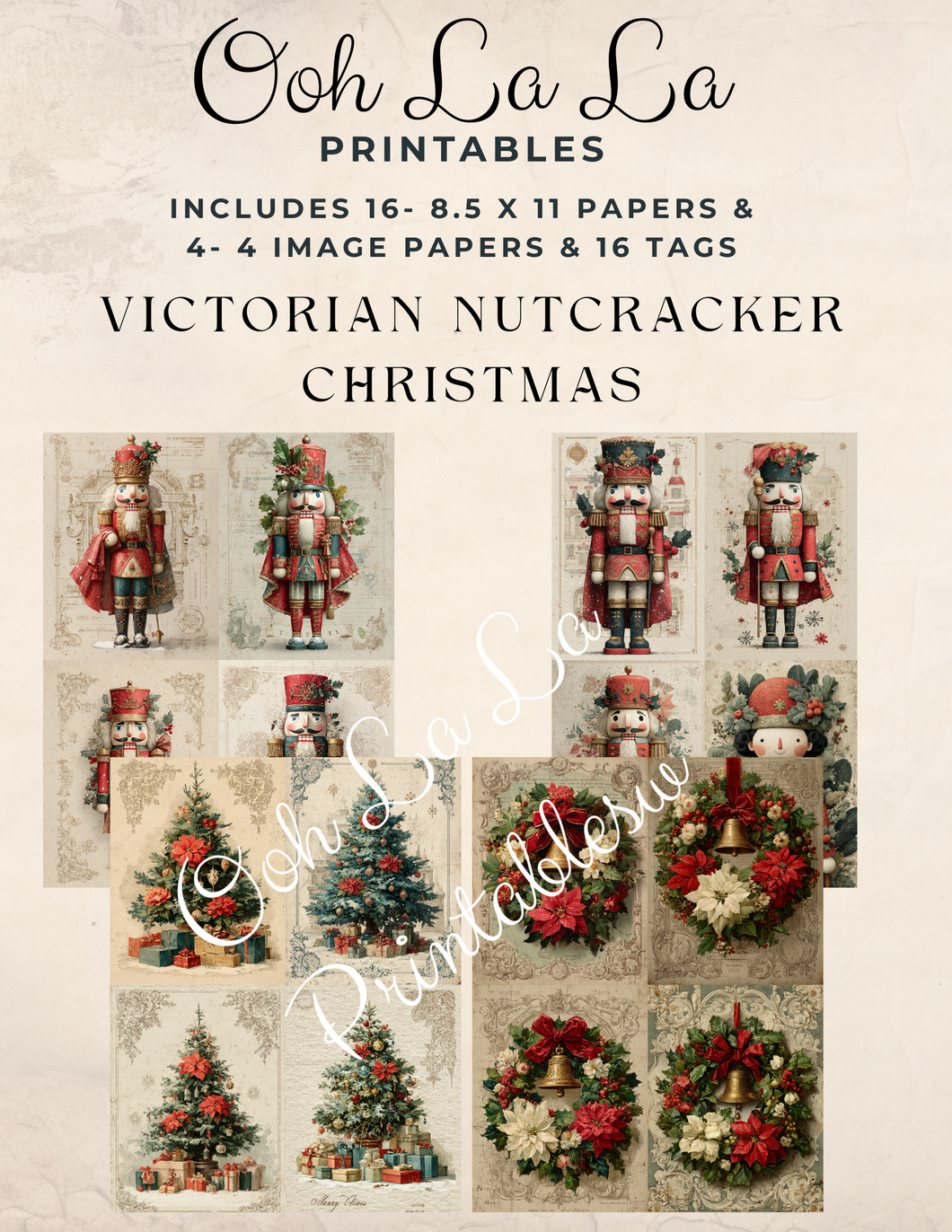 Victorian Nutcracker Christmas- Ooh La La Printables