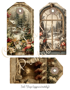 Christmas Countryside Manor- Ooh La La Printables