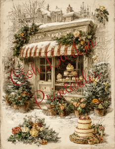 Christmas Patisserie- Ooh La La Printables
