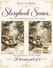 Load image into Gallery viewer, Winter Bleu Belsnickle Storybook Scenes- Ooh La La Printables
