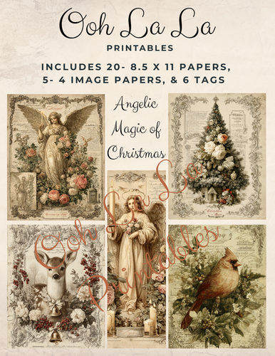 Angelic Magic of Christmas- Ooh La La Printables