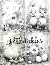Load image into Gallery viewer, Springtime- Ooh La La Printables Sophisticated Coloring Pages