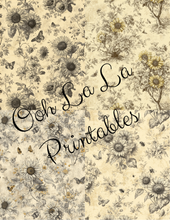 Load image into Gallery viewer, Autumn Toile- Ooh La La Printables
