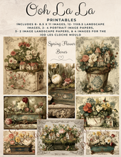 Load image into Gallery viewer, Spring Flower Boxes- Ooh La La Printables