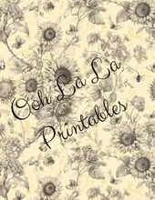 Load image into Gallery viewer, Autumn Toile- Ooh La La Printables