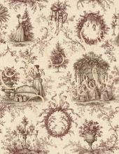 Load image into Gallery viewer, Winter Holiday Toile- Ooh La La Printables