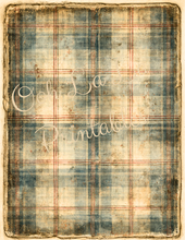 Load image into Gallery viewer, Vintage Plaids- Ooh La La Printables