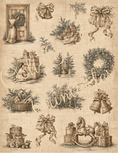 Load image into Gallery viewer, Winter Holiday Toile- Ooh La La Printables