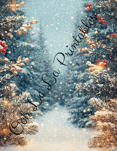 Snowy Skies Bundle- Ooh La La Printables