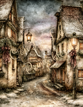 Load image into Gallery viewer, Cranberry Noel Belsnickle Storybook Scenes- Ooh La La Printables