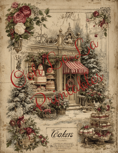 Christmas Patisserie- Ooh La La Printables